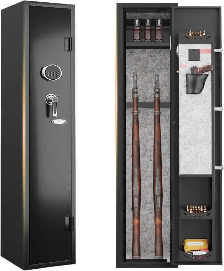 2-3 Gun Safe for Rifles and Pistols with Digital Keypad