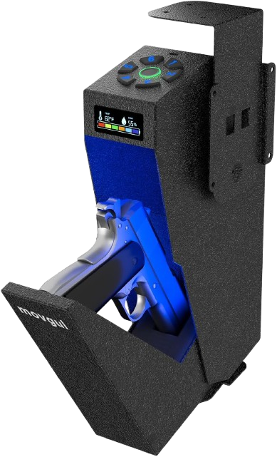 Biometric Drop Down Bedside Gun Safe