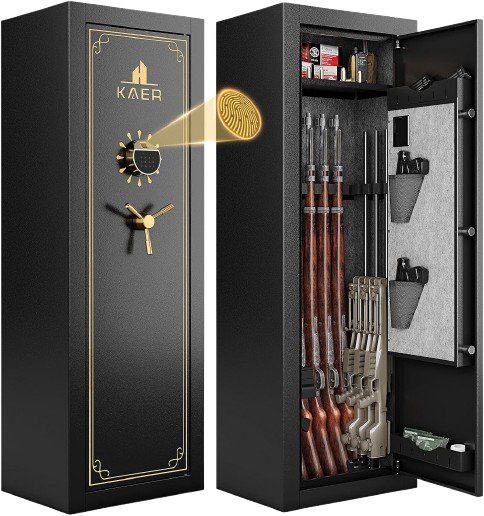 Fingerprint Biometric Gun Safe for Rifles and Pistols