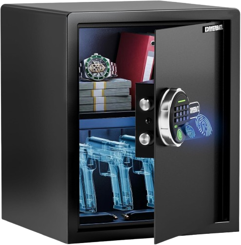 Smart Fingerprint Gun Safe with Biometric Lock