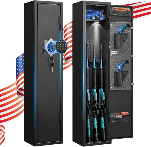 2-3 Gun Safe for Rifles with No Assembly Needed
